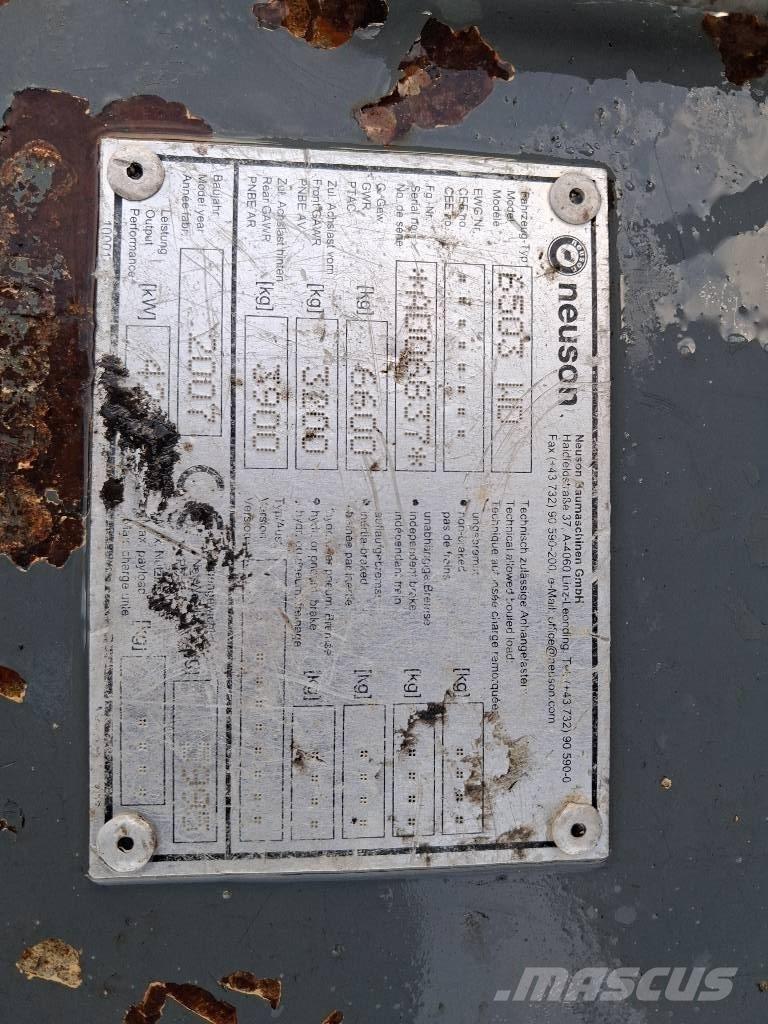 Neuson 6503 WD  휠 굴삭기