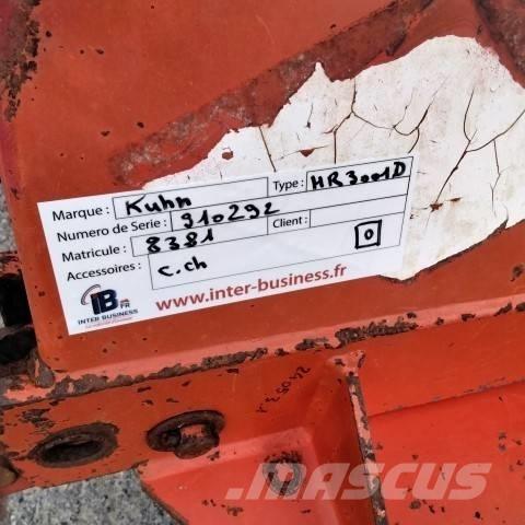 Kuhn HR3001D 파워 하로우 및 로토틸러(회전 경운기)