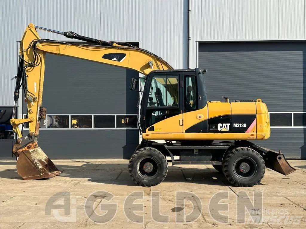 CAT M313D  휠 굴삭기