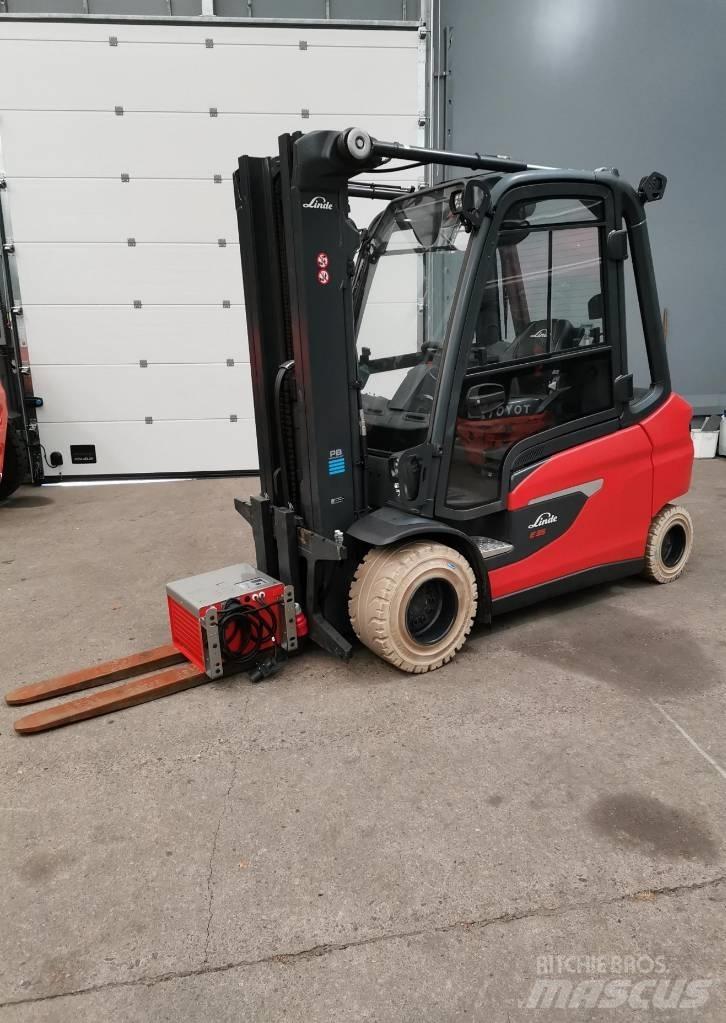 Linde E35L-01 전동 지게차