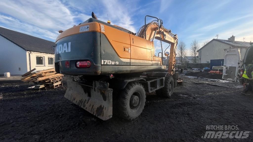 Hyundai Robex 170w-9  휠 굴삭기