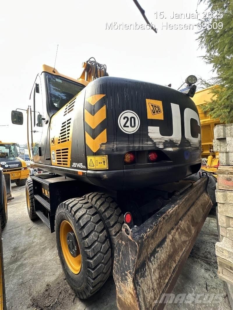 JCB JS145W PLUS  휠 굴삭기