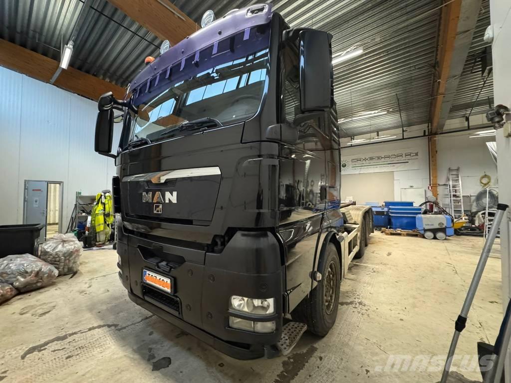 MAN TGX 35.540 훅 리프트 트럭
