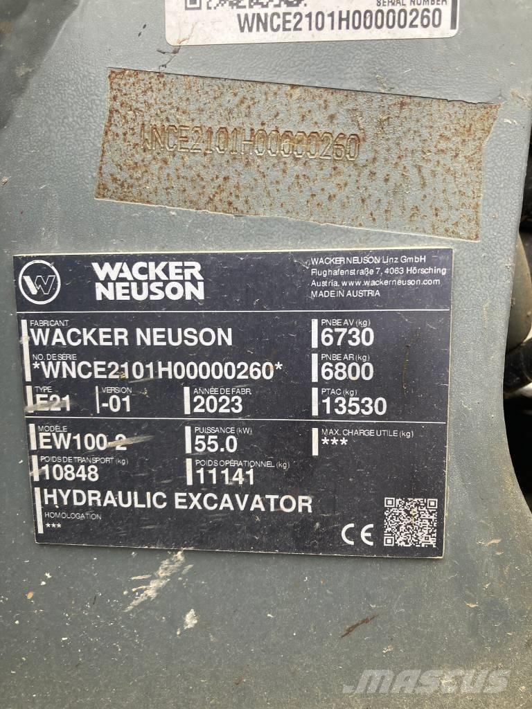 Wacker Neuson EW 100  휠 굴삭기