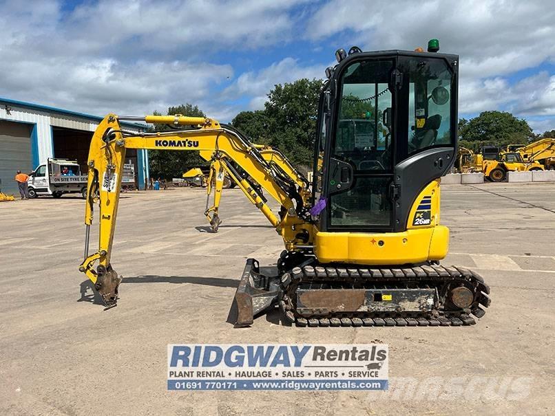 Komatsu PC 26 MR 소형 굴삭기 7톤 미만