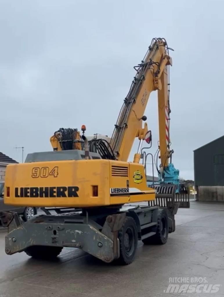 Liebherr A 904 C 폐기물/산업 처리기
