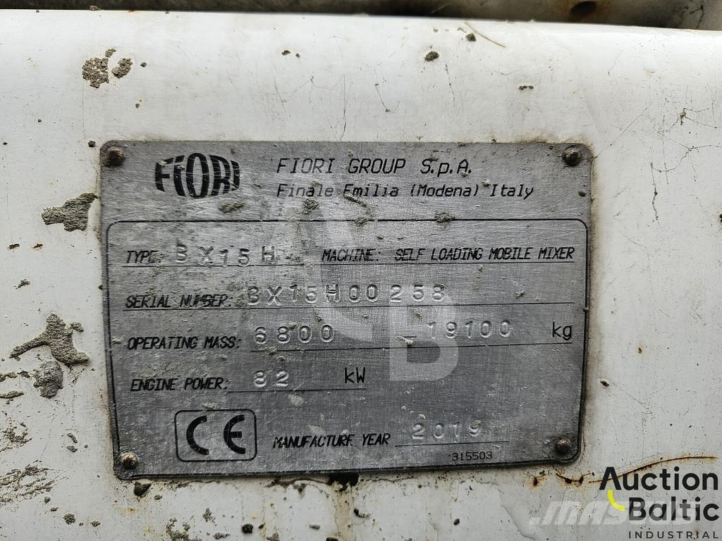 Fiori BX15H 콘크리트 믹서트럭