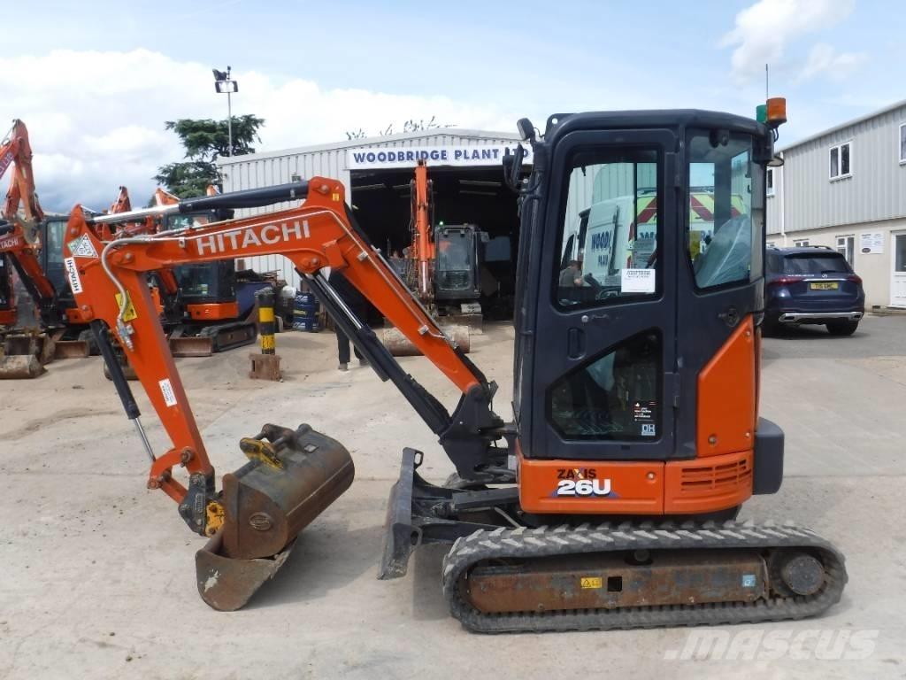 Hitachi ZX 26 U-6 소형 굴삭기 7톤 미만
