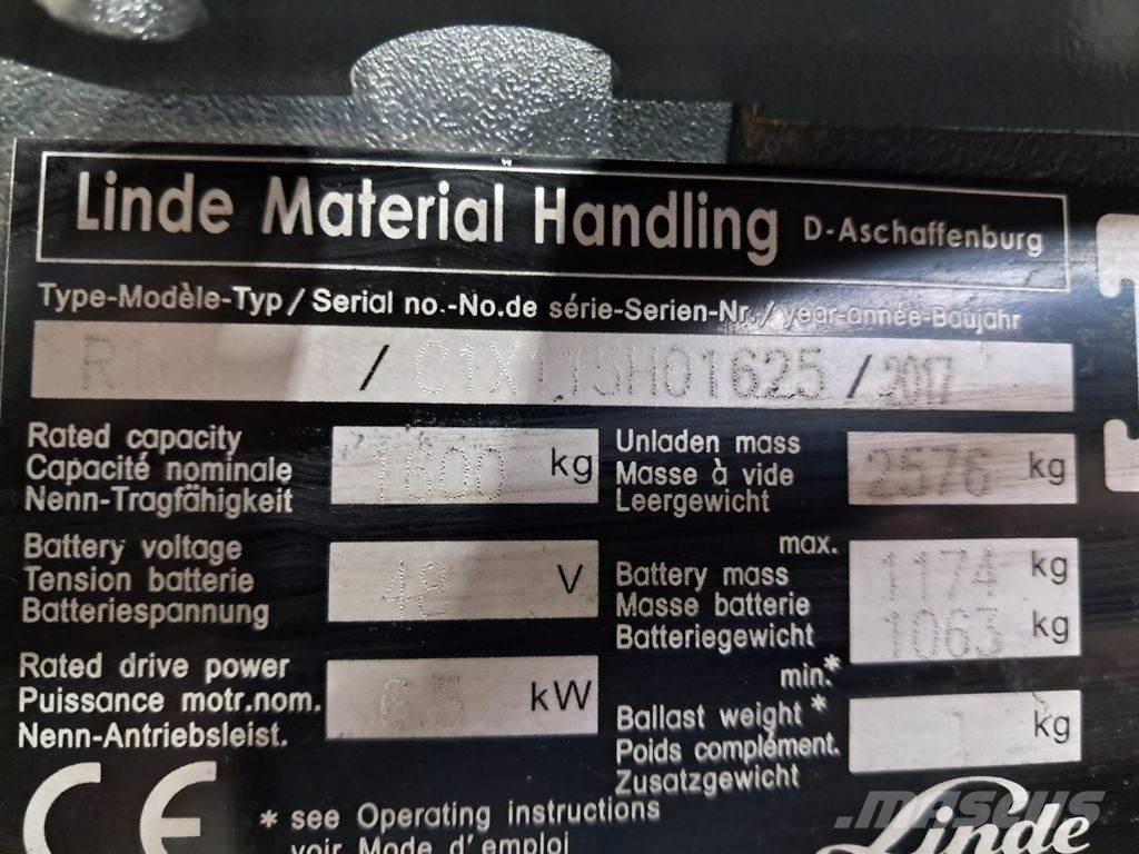 Linde R16S 리치 트럭
