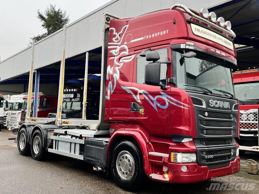 Scania R730 V8 목재 트럭