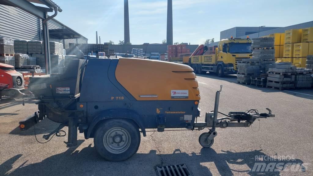 Putzmeister P 718 TD 콘크리트 펌프카