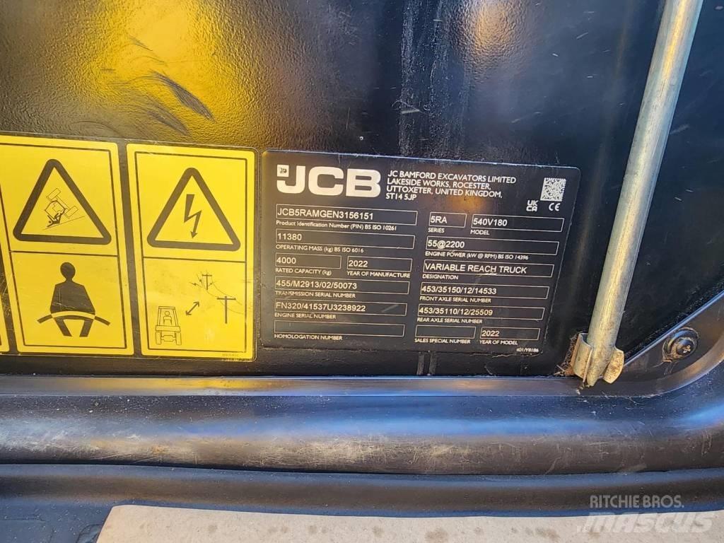 JCB 540-180 텔러 핸들러