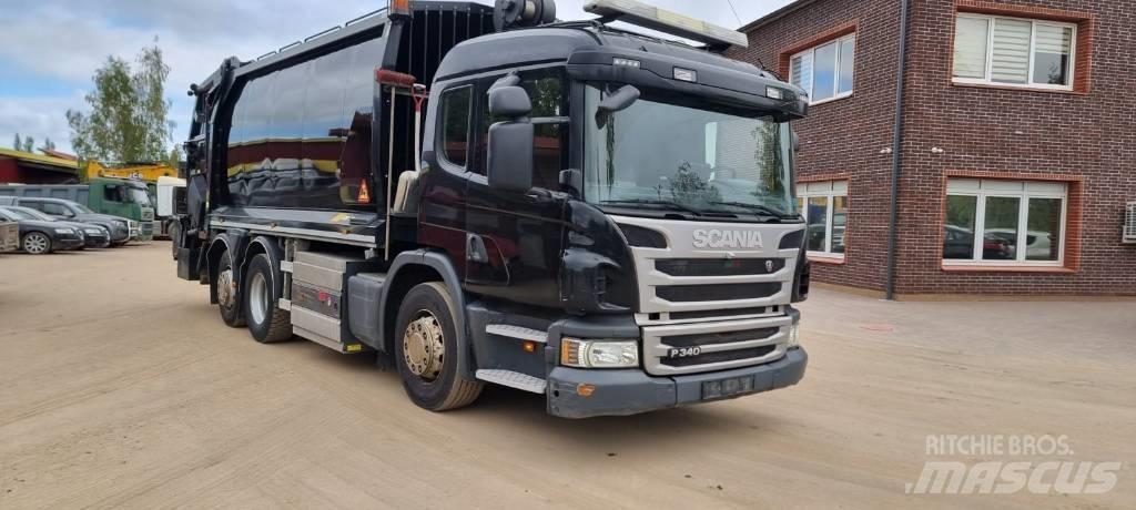 Scania P340 Gas 폐기물 수거 트럭