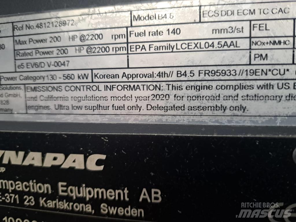 Dynapac CA6000D 싱글 드럼 롤러