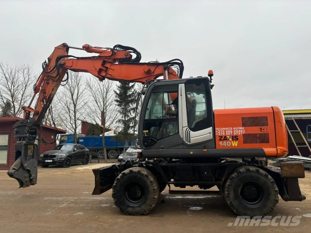 Hitachi ZX140 W-3  휠 굴삭기