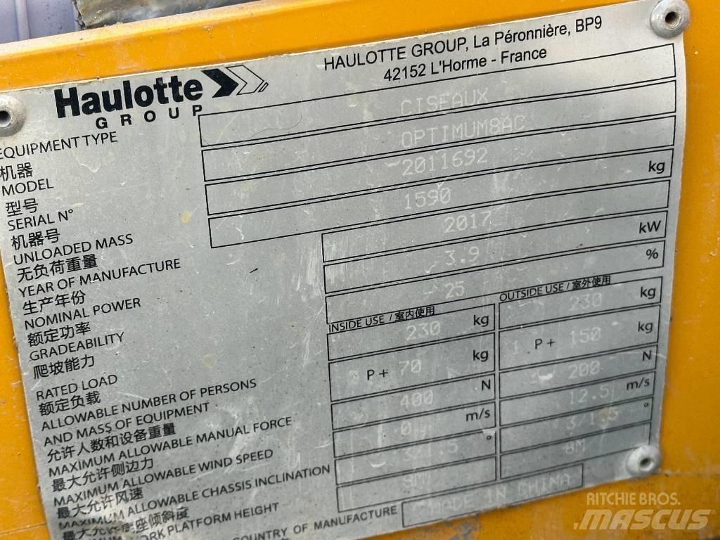 Haulotte OPTIMUM 8 가위형 리프트