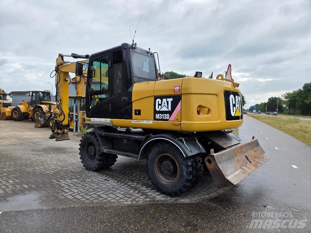 CAT M313D  휠 굴삭기