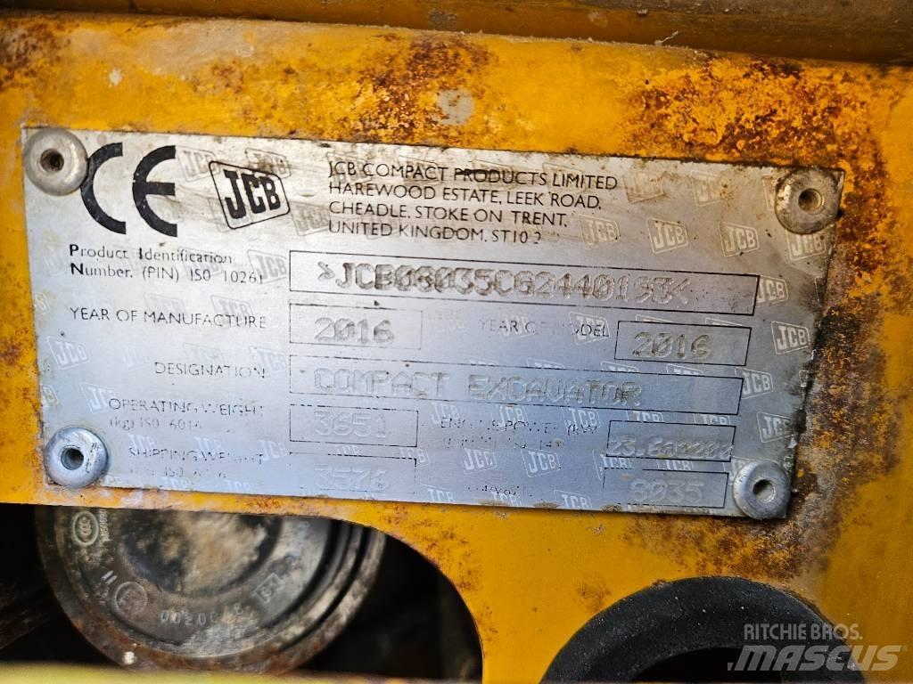 JCB 8035 소형 굴삭기 7톤 미만