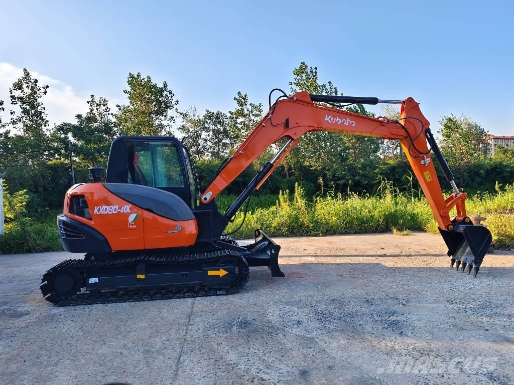 Kubota KX 080-4 CX 중형굴삭기 7톤-28톤
