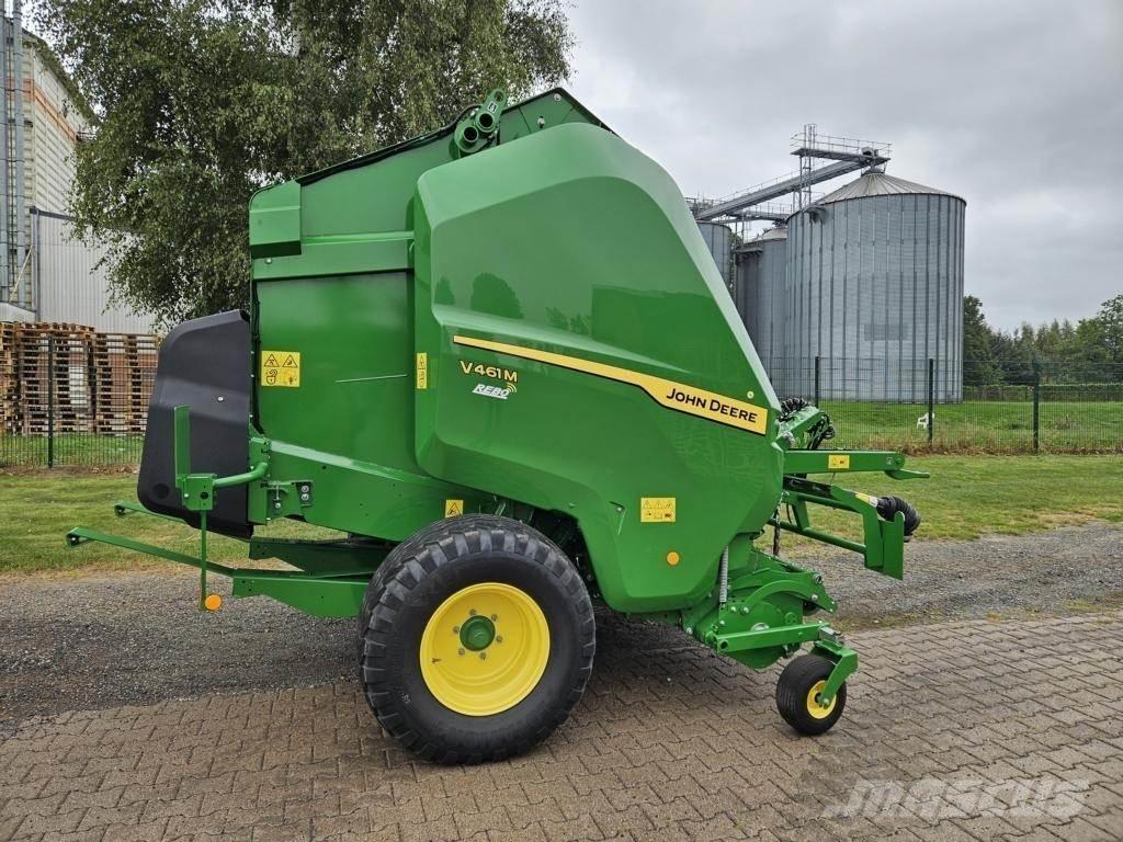 John Deere V461M 원형 곤포기