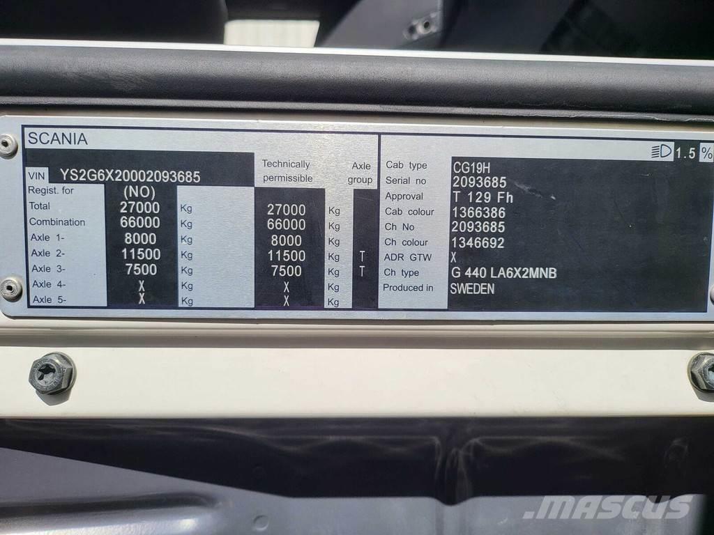 Scania G440 6X2 트랙터 유닛