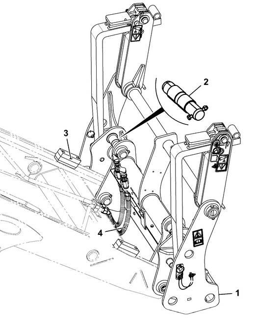 JCB 4 CX 퀵 커넥터