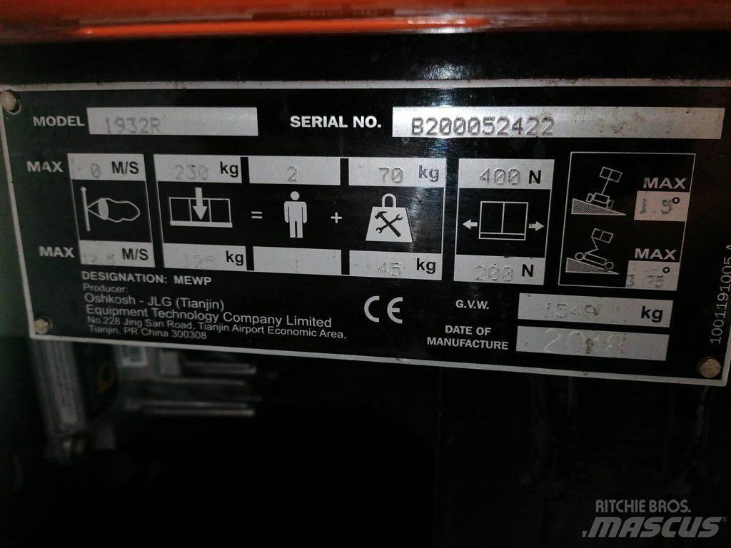 JLG 1932R 가위형 리프트