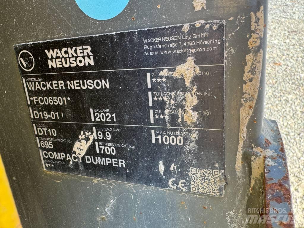 Wacker Neuson DT10  궤도식 덤프