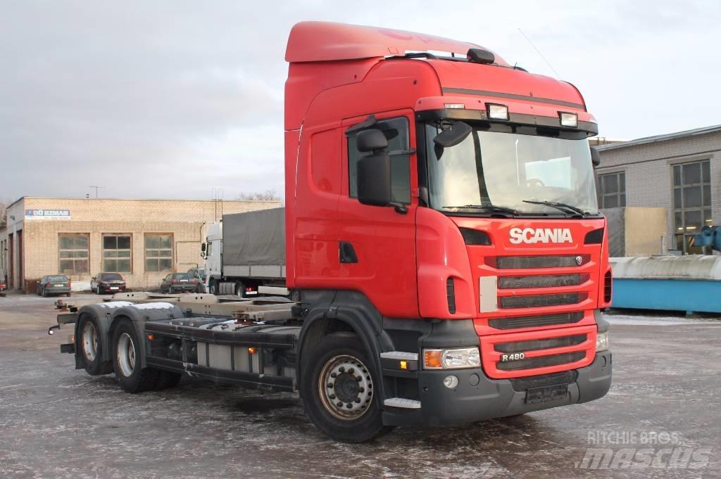 Scania R480 LB6X2HNB 컨테이너 트럭