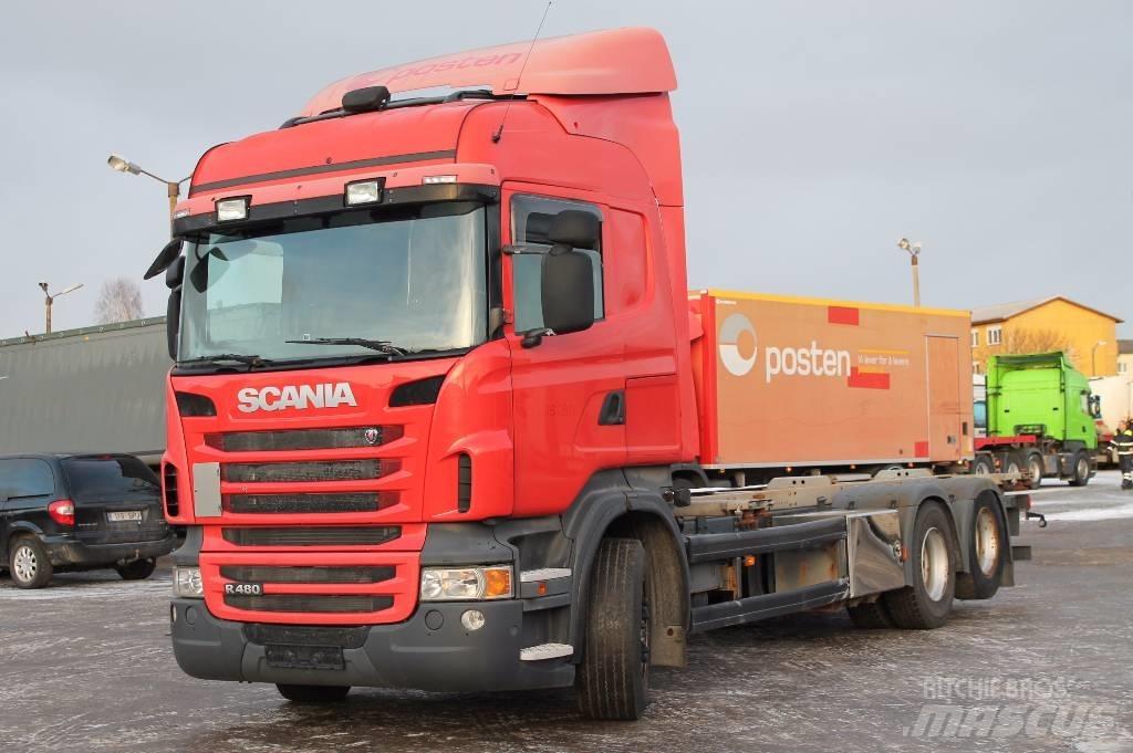 Scania R480 LB6X2HNB 컨테이너 트럭