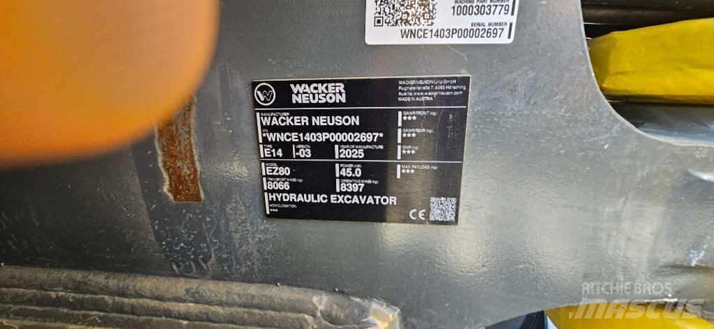 Wacker Neuson EZ 80 중형굴삭기 7톤-28톤