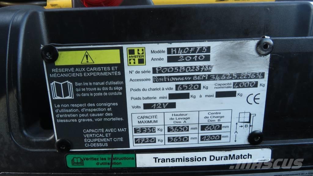 Hyster H4.0FT5 LPG 지게차