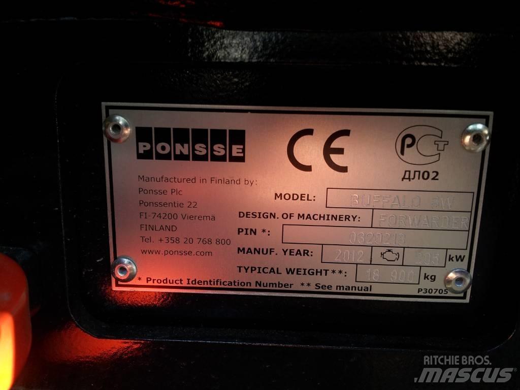 Ponsse Buffalo 8W 원목 포워더