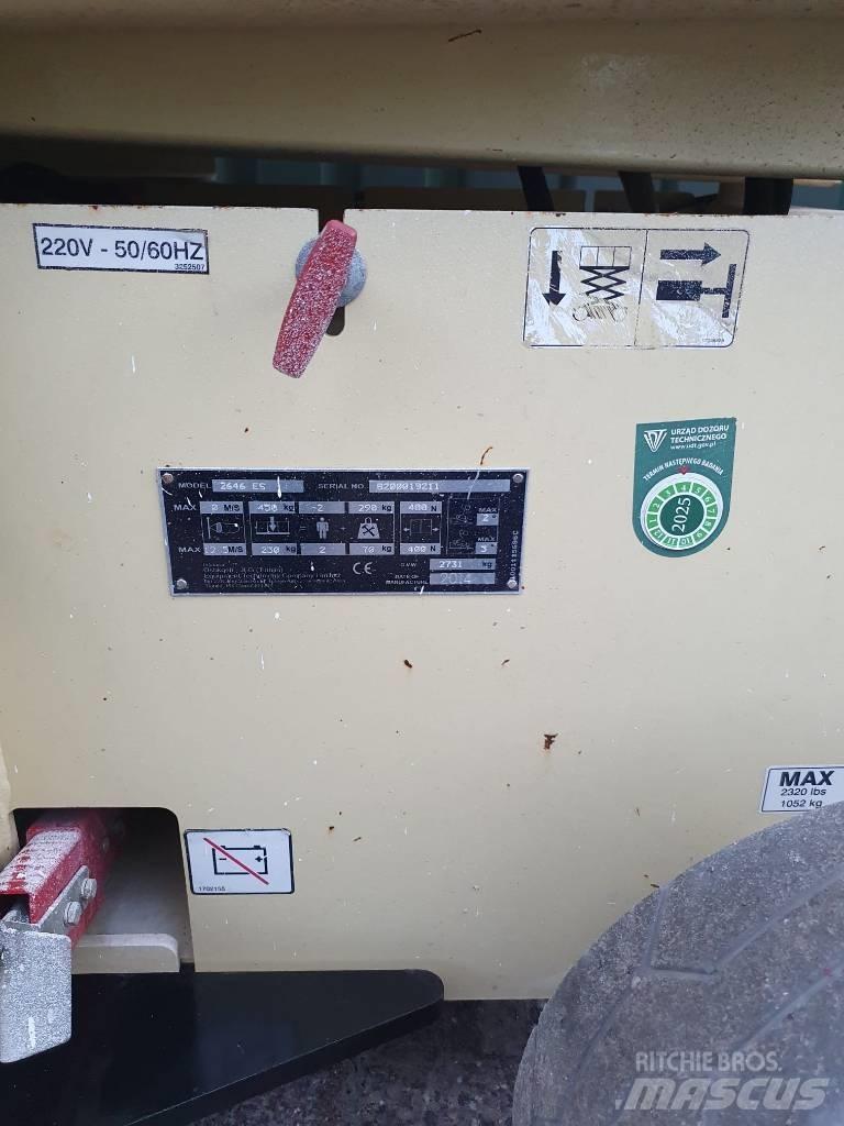 JLG 2646 ES 가위형 리프트