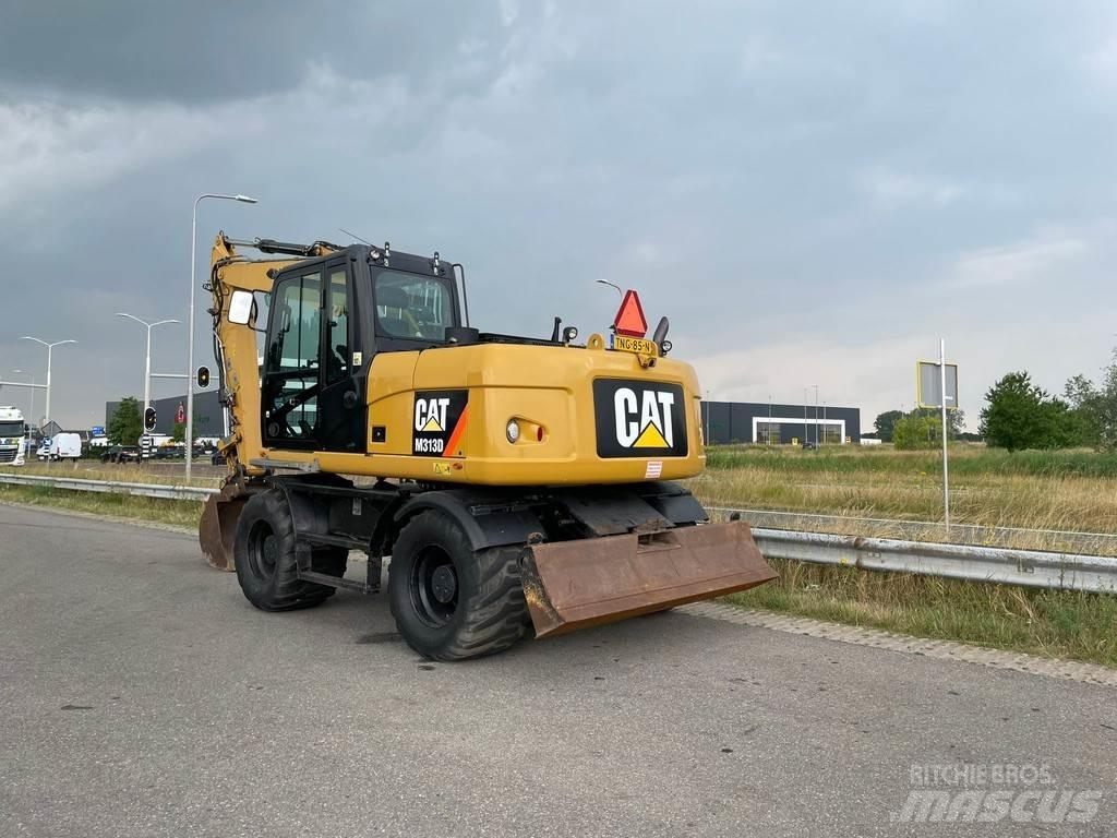 CAT M313D - CE  휠 굴삭기