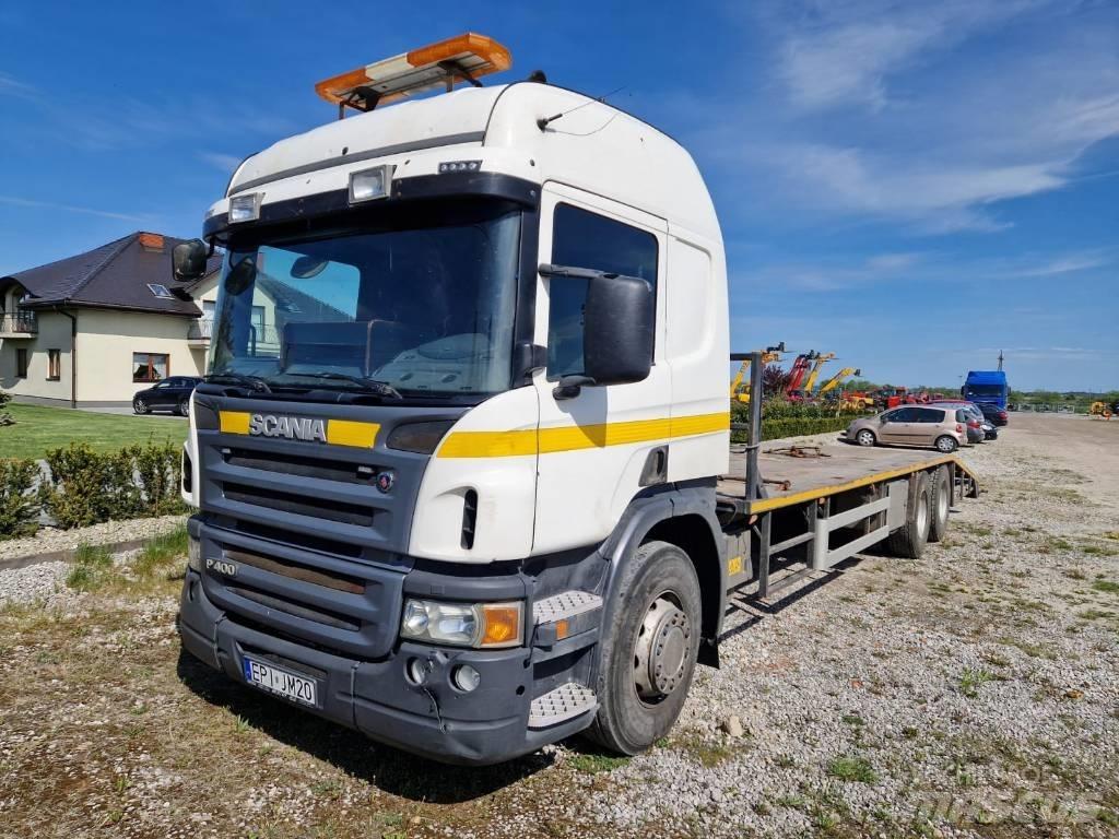 Scania P 400 플랫베드/드롭사이드 트럭