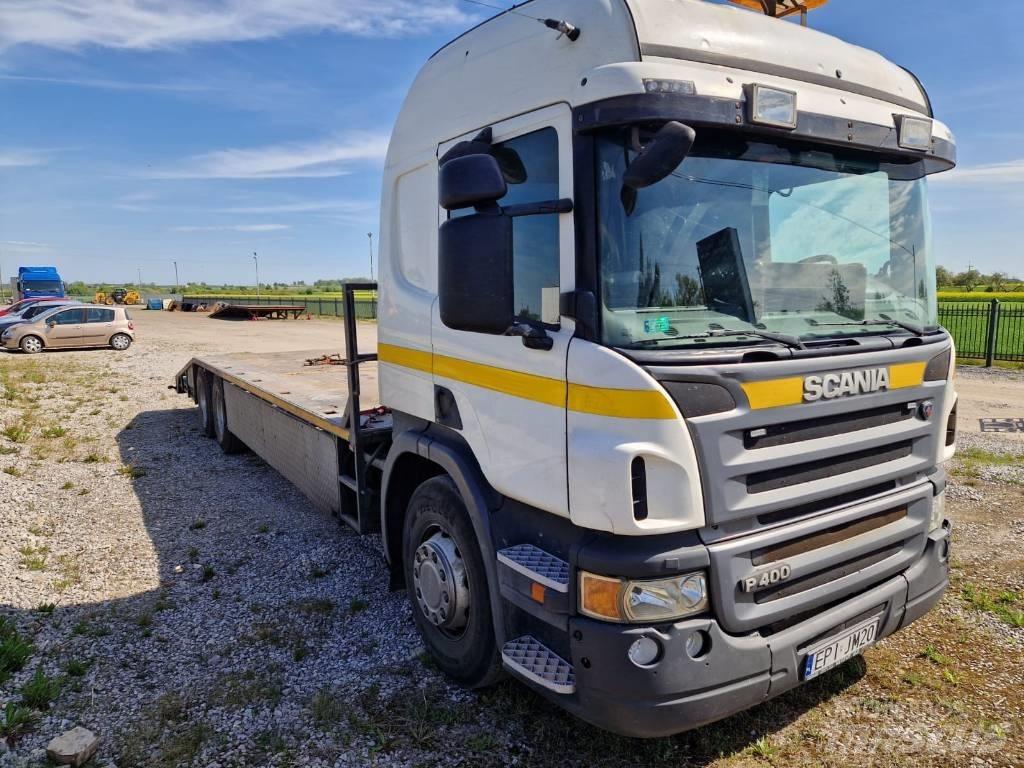 Scania P 400 플랫베드/드롭사이드 트럭