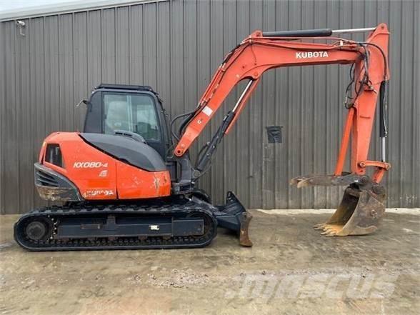 Kubota KX080-4 대형 굴삭기 29톤 이상