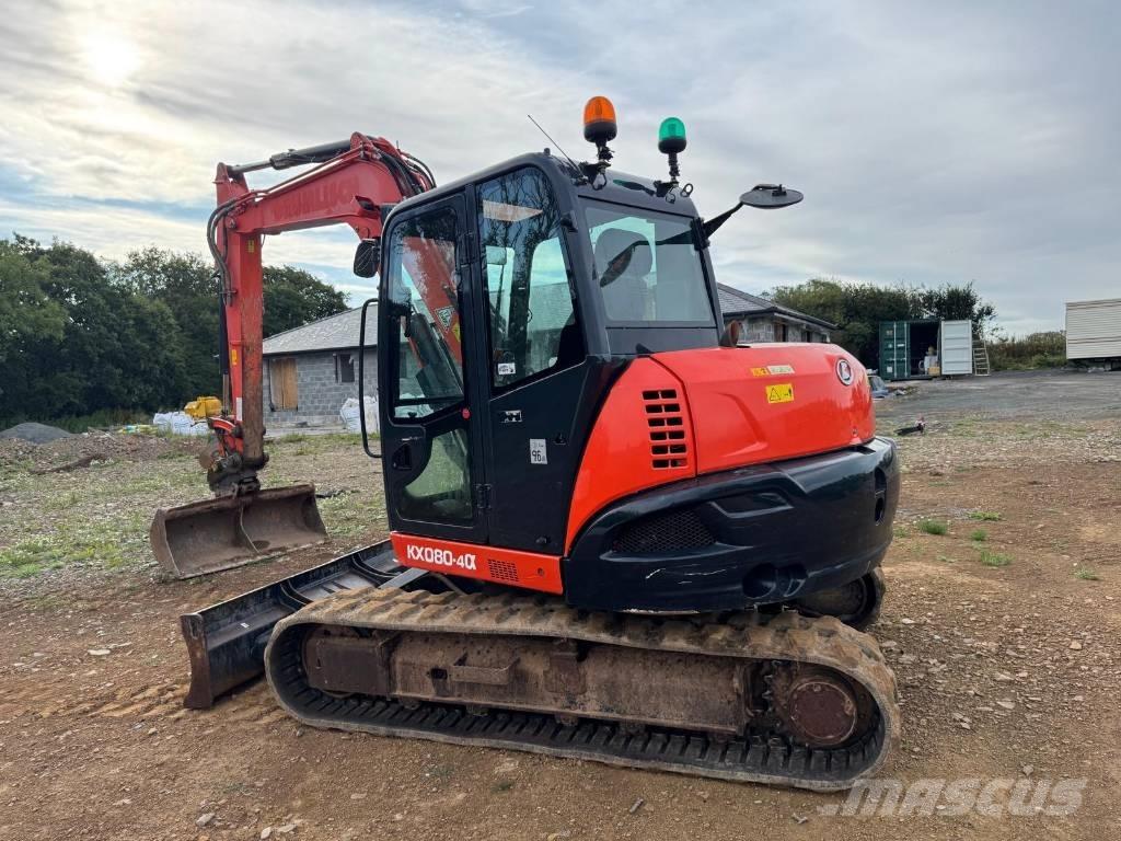 Kubota KX 080-4 중형굴삭기 7톤-28톤
