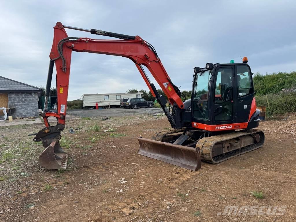 Kubota KX 080-4 중형굴삭기 7톤-28톤