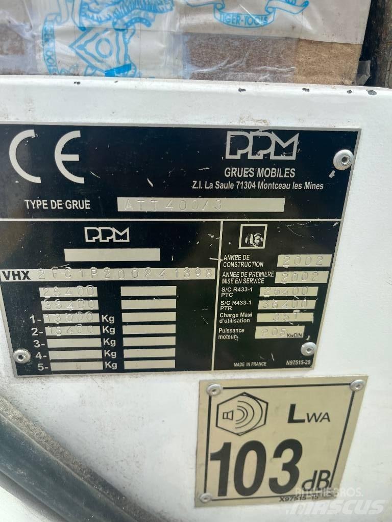 Terex PPM ATT 400/3 A/T 크레인