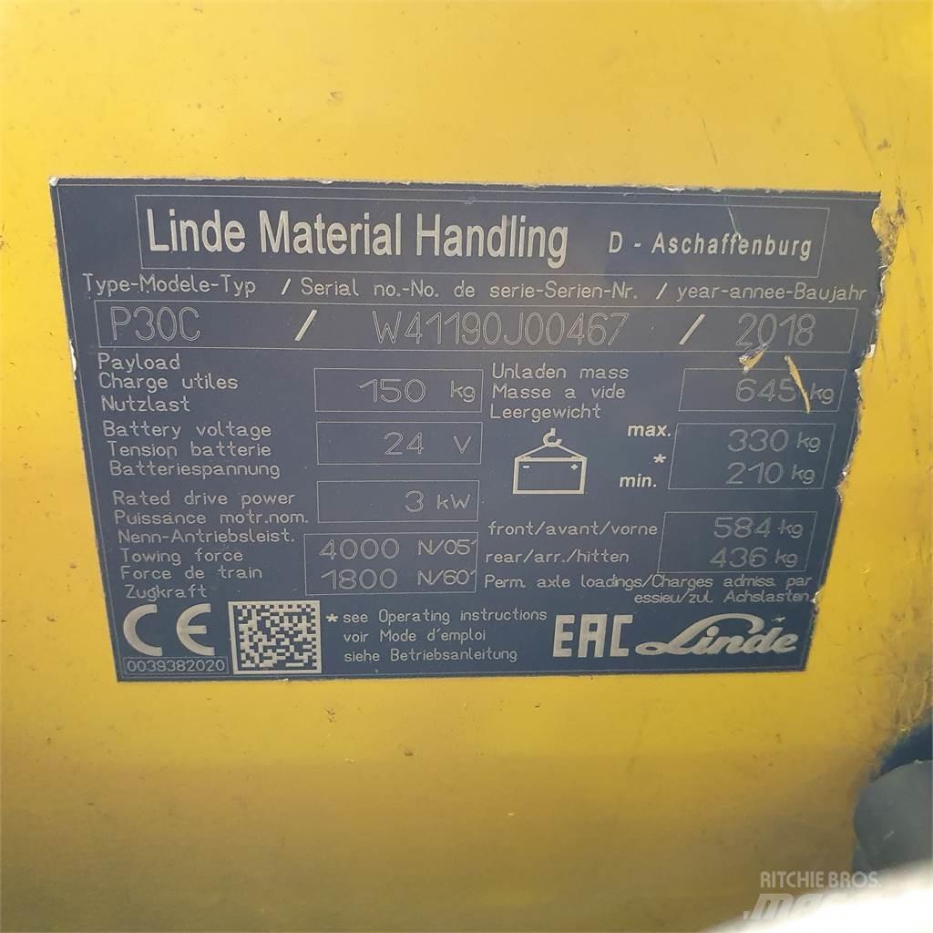 Linde P30C 견인 트럭