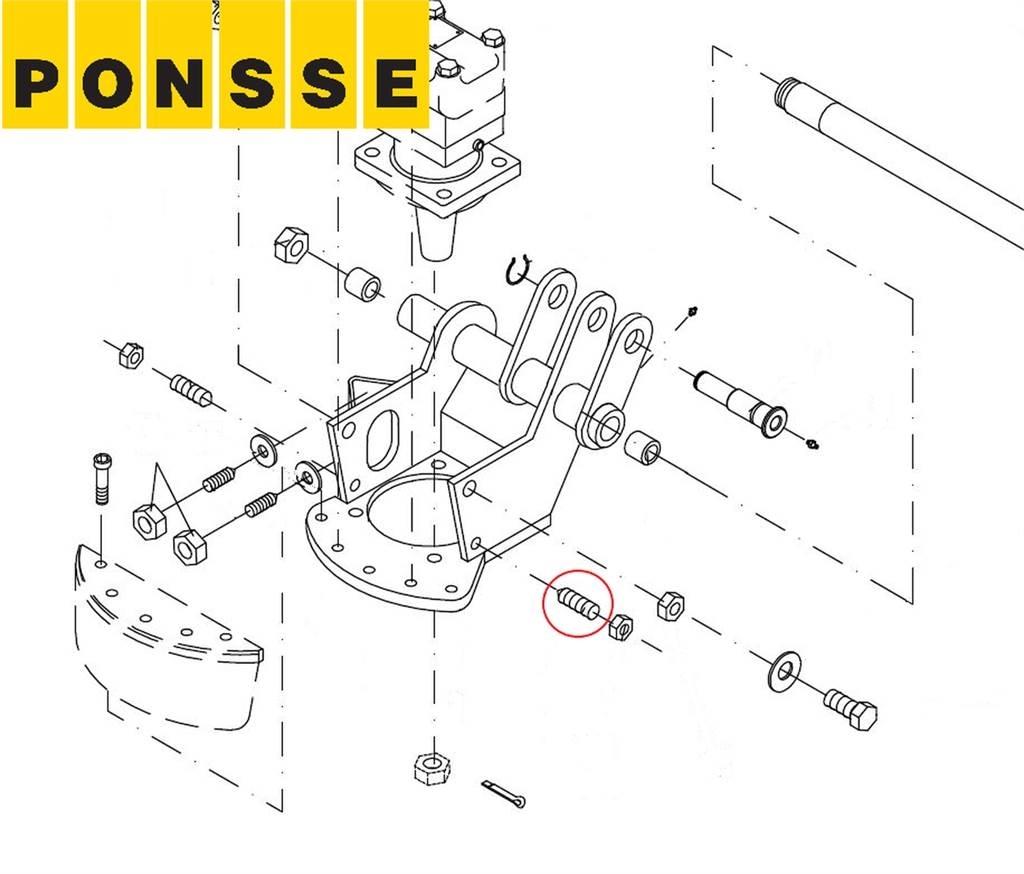 Ponsse 0006853 포워더 크레인