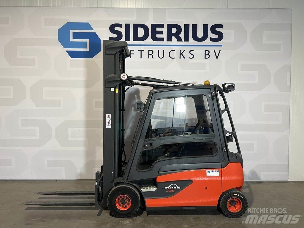 Linde E25L-01 전동 지게차