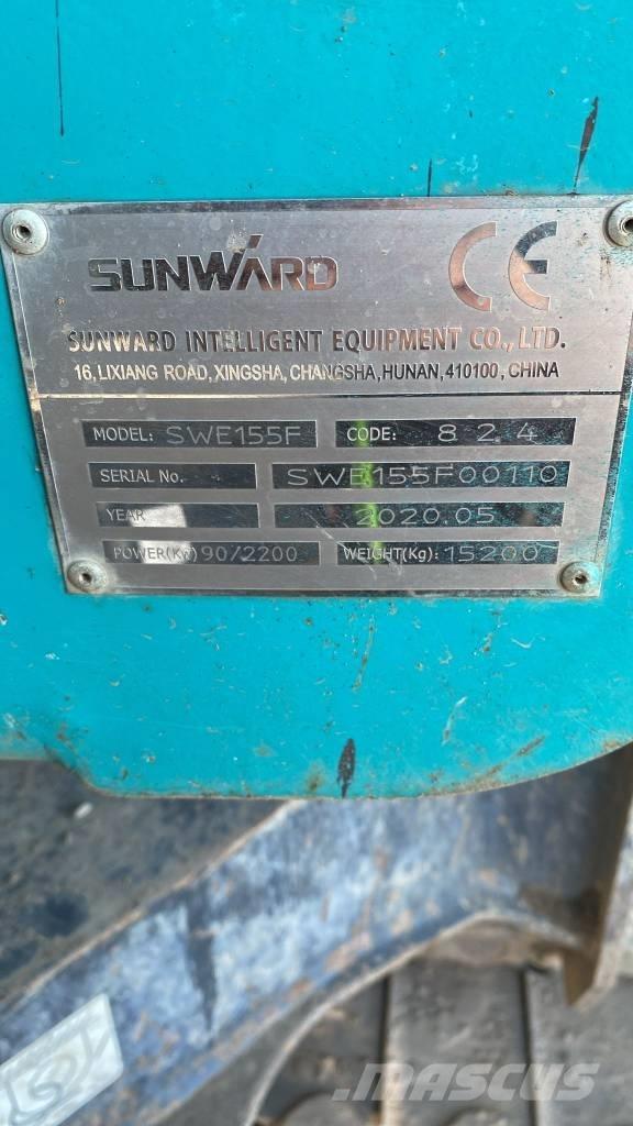 Sunward SWE 155 F 대형 굴삭기 29톤 이상