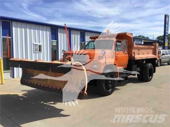 Ford F800 모래(염화칼슘) 살포기
