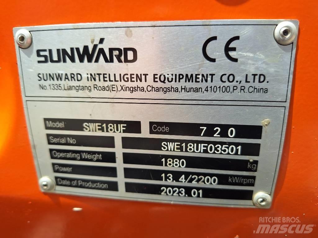 Sunward SWE 18 UF 소형 굴삭기 7톤 미만