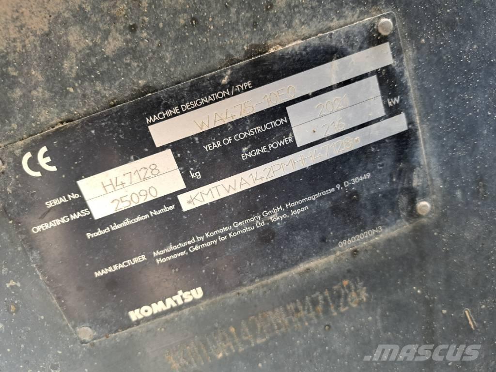 Komatsu WA475-10E0  휠로우더