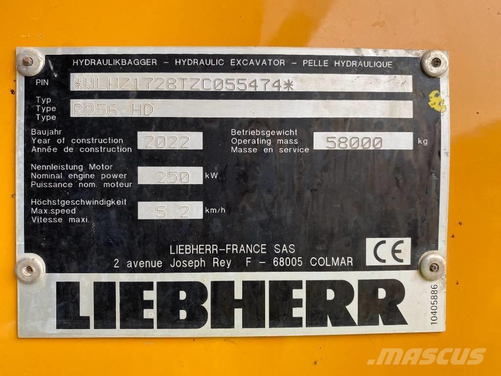 Liebherr R 956 HD 대형 굴삭기 29톤 이상