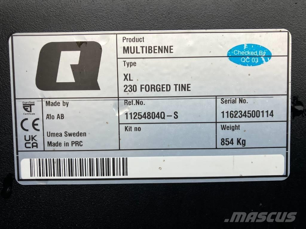 Ålö Multibenne XL 프론트 로더 부속품